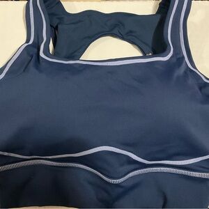 Buffbunny Women's Airbrush Hourglass Indigo Shadow Sports Bra
